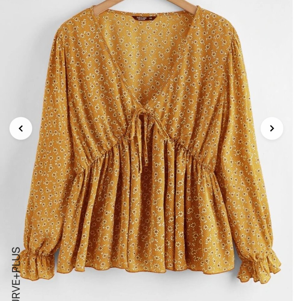 Long sleeve blouse